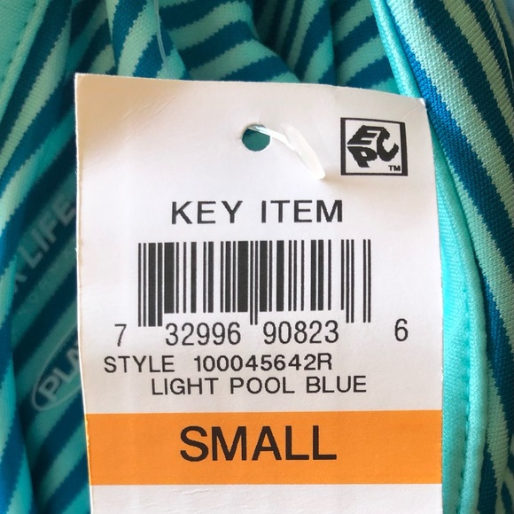 Attack Life By Greg Norman Men's Ombre Chevron Jacquard Polo, Light Pool Blue, S - Picture 6 of 6